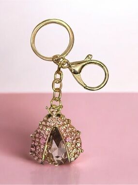 Vintage Bee Key & Bag Charm - Gold-Tone Accent